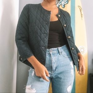 Vintage Lauren Ralph Denim Blazer Jacket